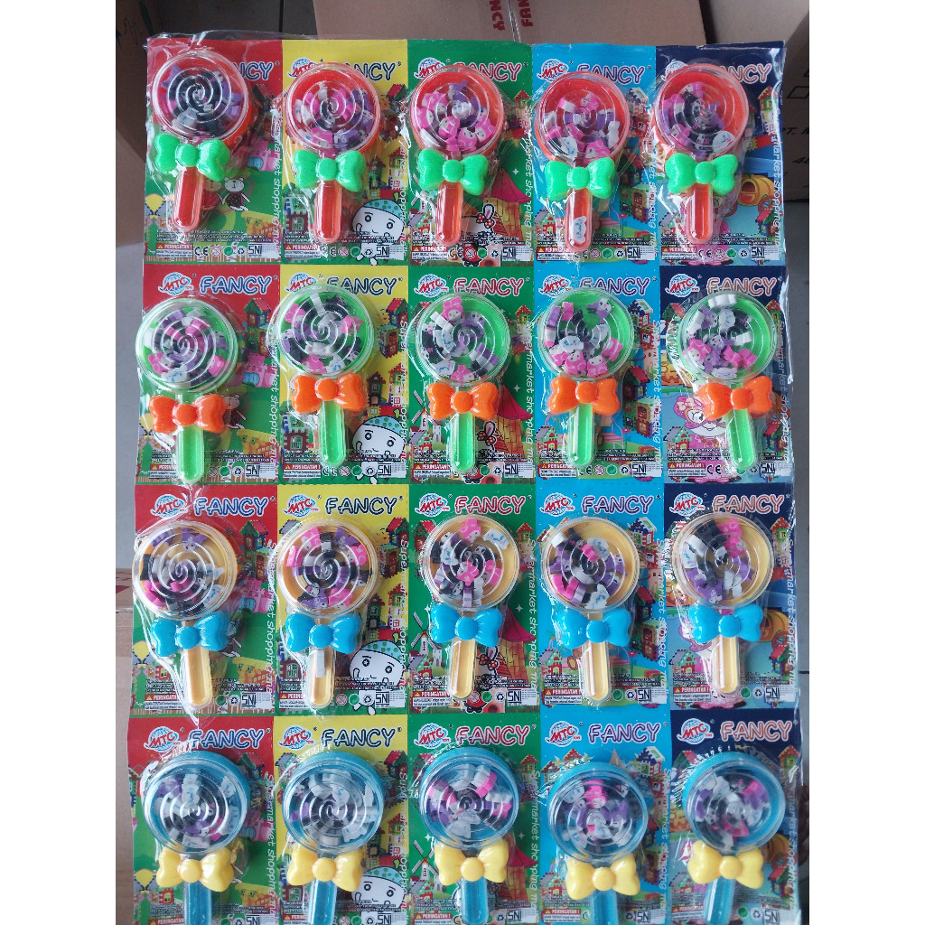 

PENGHAPUS KEMASAN LOLIPOP / STATIONARY SET LOLIPOP MF039 / PENGHAPUS LOLIPOP