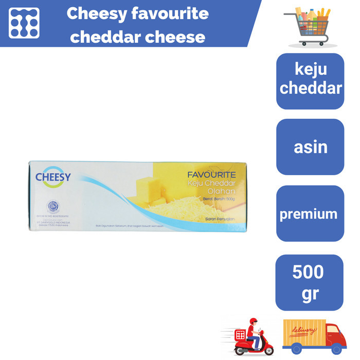 

[Premium] Cheesy Favourite Cheddar Cheese 500