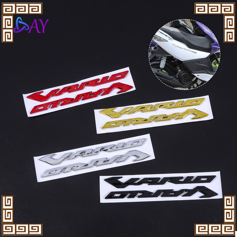 

2PCS VARIO Stiker Emblem 3d Timbul Stiker Motor VARIO- Populer Dan Mudah Dipasang