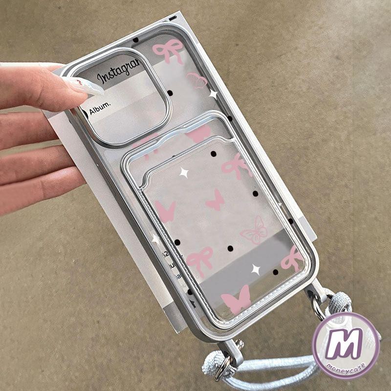 Casing Dengan Tali yang Kompatibel Untuk iPhone 7Plus 11 13 15 Pro Max XR 14 12 Pro Max XS MAX 7 8 6