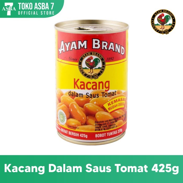 

Ayam Brand Kacang Dalam Saus Tomat 425 g