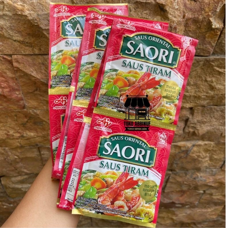 

( 10 PCS ) SAORI SAUS TIRAM ORIENTAL SACHET 23ml 1 RECENG