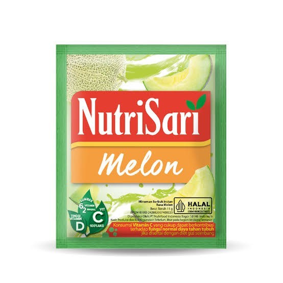 

Nutrisari Melon Renceng Renteng (isi 10 Sachet)