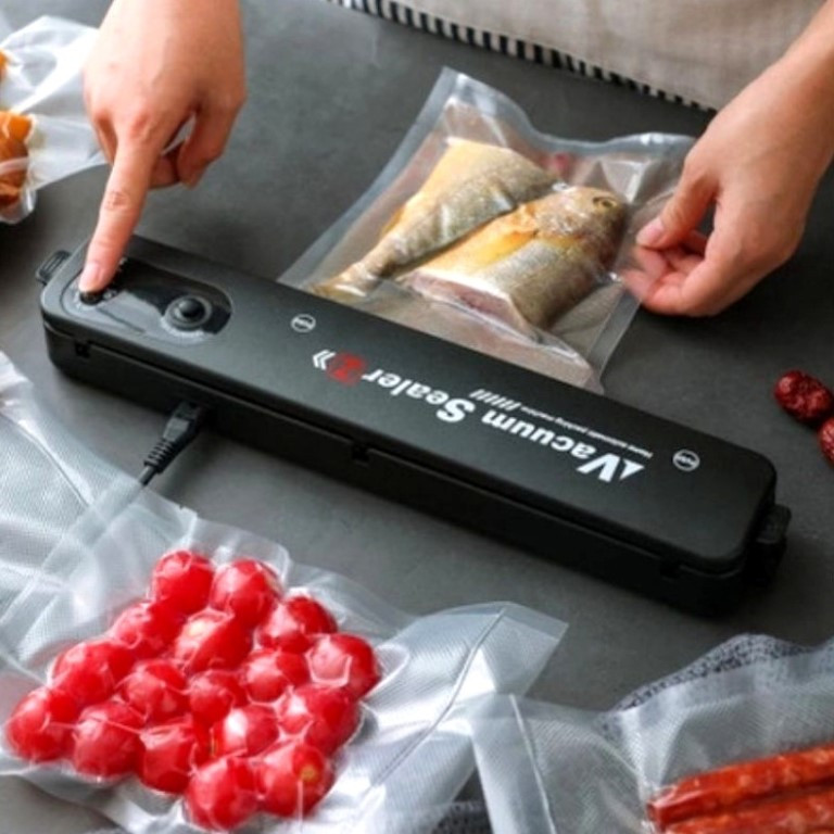 ALAT MESIN VACUUM PLASTIK sealer vakum vacum makanan food pres las plastik embos universal