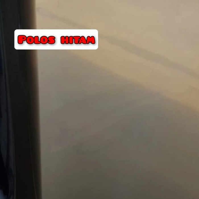 Fiber penutup pagar plastik pager - POLOS HITAM