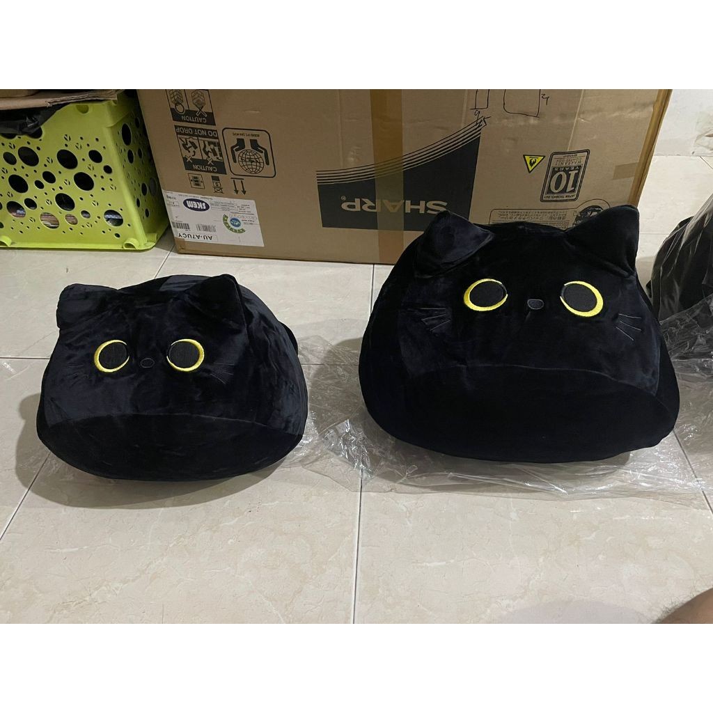 Boneka Black Cat 40cm 55cm Boneka Kucing Boneka Pusheen New