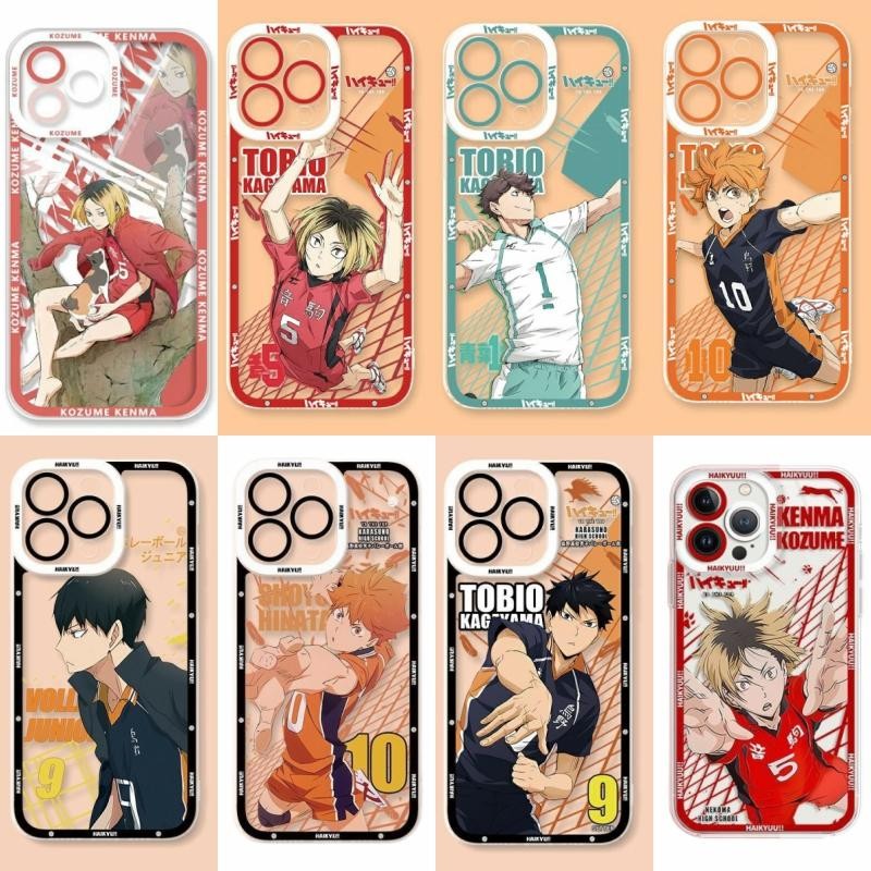 Haikyuu Volleyball Japan Anime Phone Case Transparent Phone Case for IPhone 16 15 14 12 11 Pro Max 1