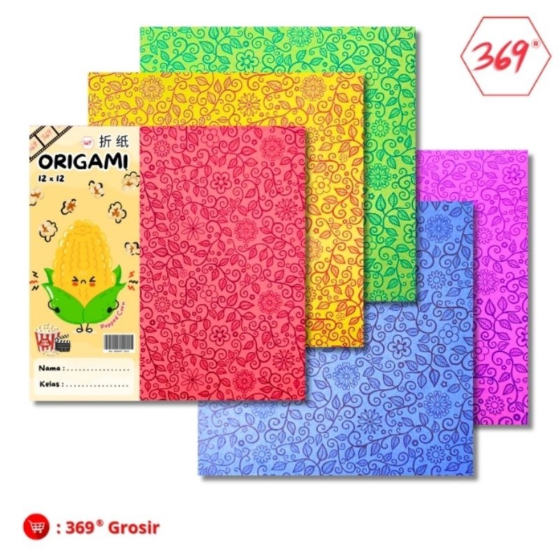 

369 - Origami Kertas Lipat Motif Batik 12 x 12 isi 20 lembar