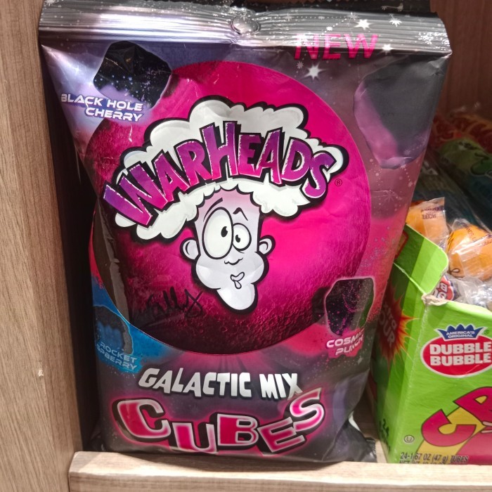 

Warheads Galatic Mix Cubes Candy 205 gr