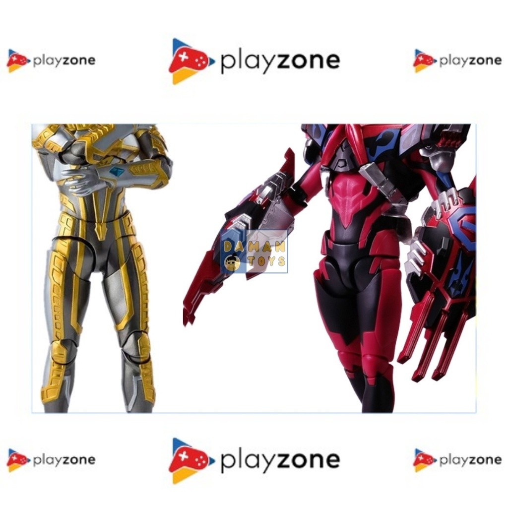 Action Figure SHF Ultraman Orb Spacium Zeperion/ Ultraman X And Gomora Armor/Zero/Murah