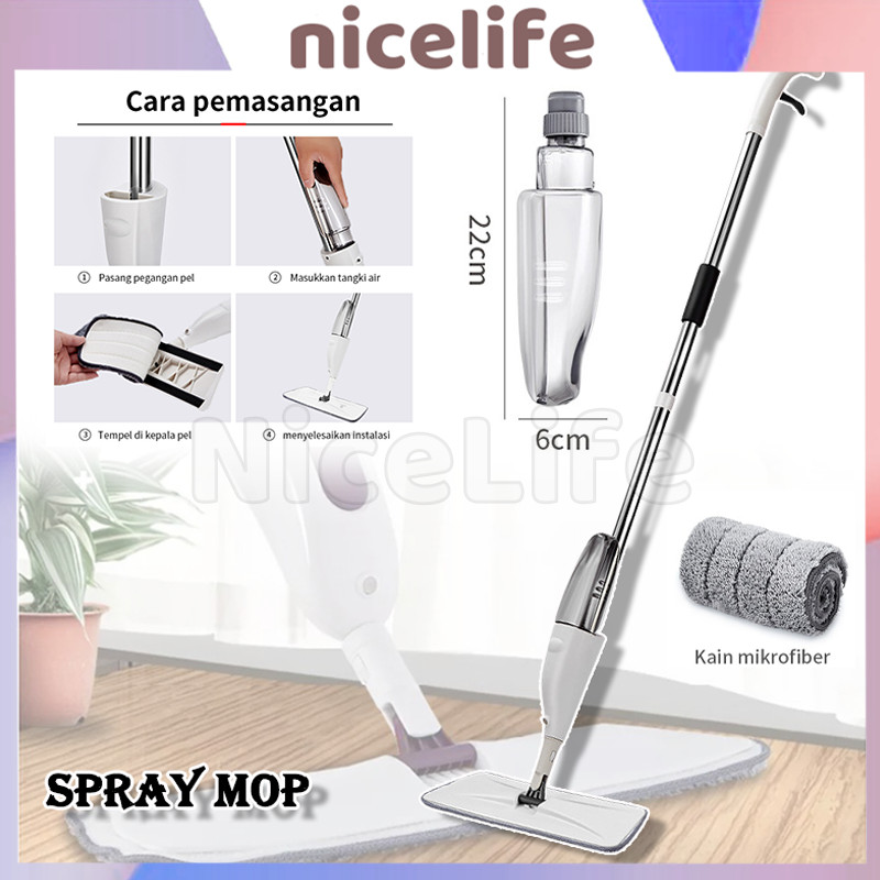 

Alat Pel Lantai Semprot Otomatis Pel / Spray Mop Alat Pel Lantai