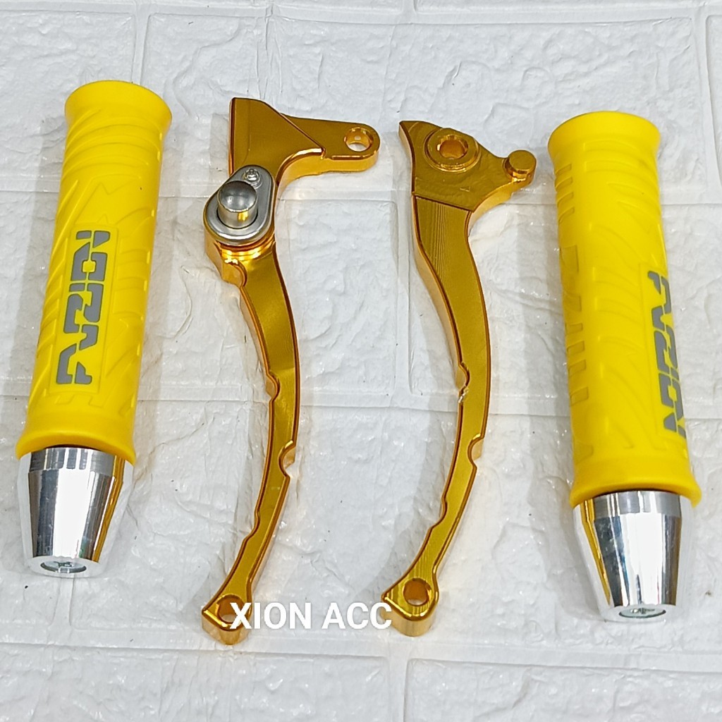 Paket Handle Rem Variasi Full CNC Aerox Freego Lexi Grand Filano + Handgrip set + Jalu stang