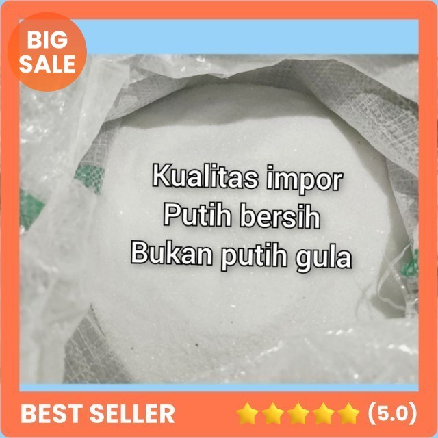 Silika putih kualitas import putih salju 1kg / pasir silika putih / silika putih / pasir silika / si