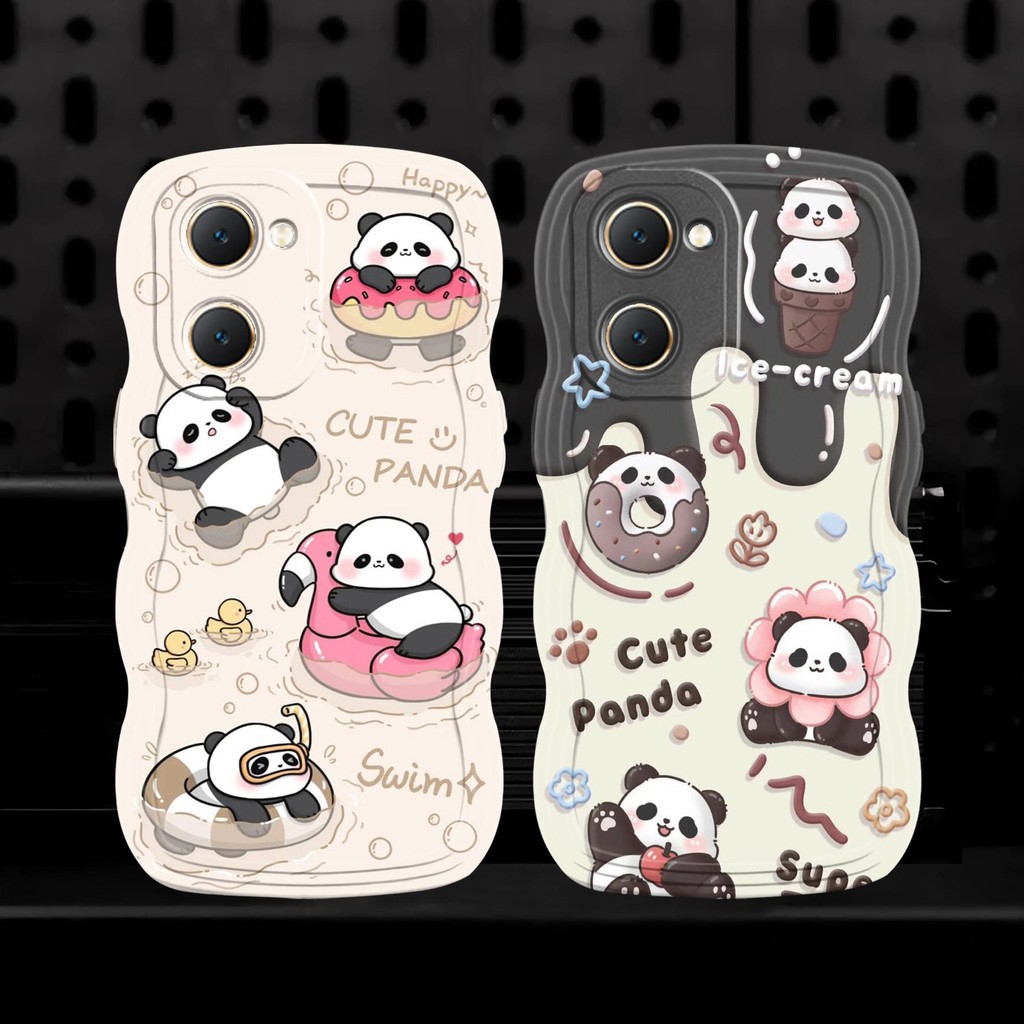 Case Gelombang Vivo Y18 4G 2024 - Softcase Gelombang Vivo Y03 Terbaru Casing Handphone Lucu CS75