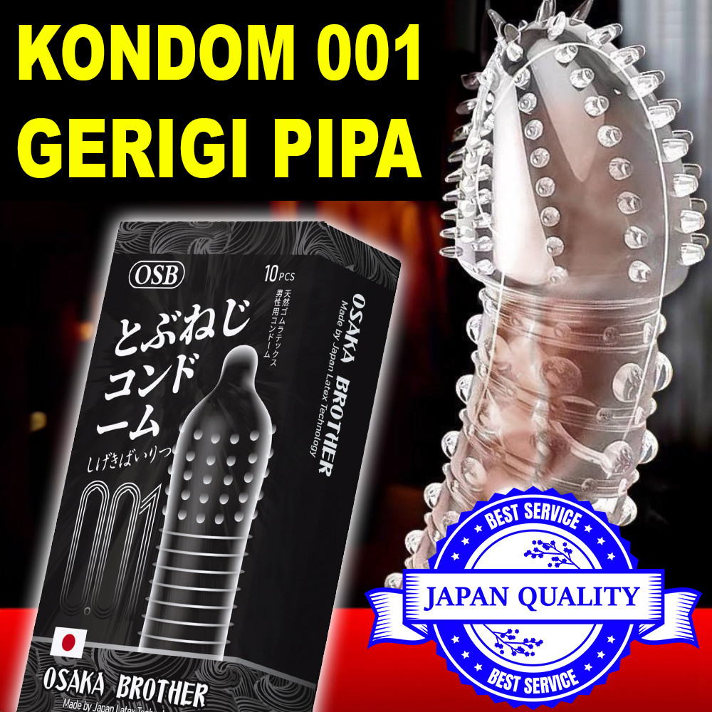 Kondom Bergerigi 001 - Dotted Condom 001 Premium Quality - OSB Japan Condom