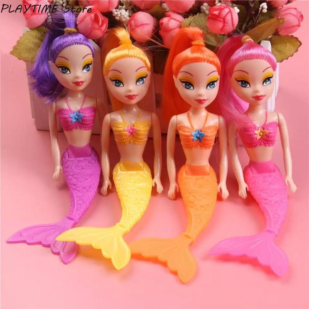 

16cm Princess Fairy Mermaid Dolls Bath Swimming Pool Waterproof Mermaid Doll Girls Toy Girls Birth Gift Toy Kids Educational Toy