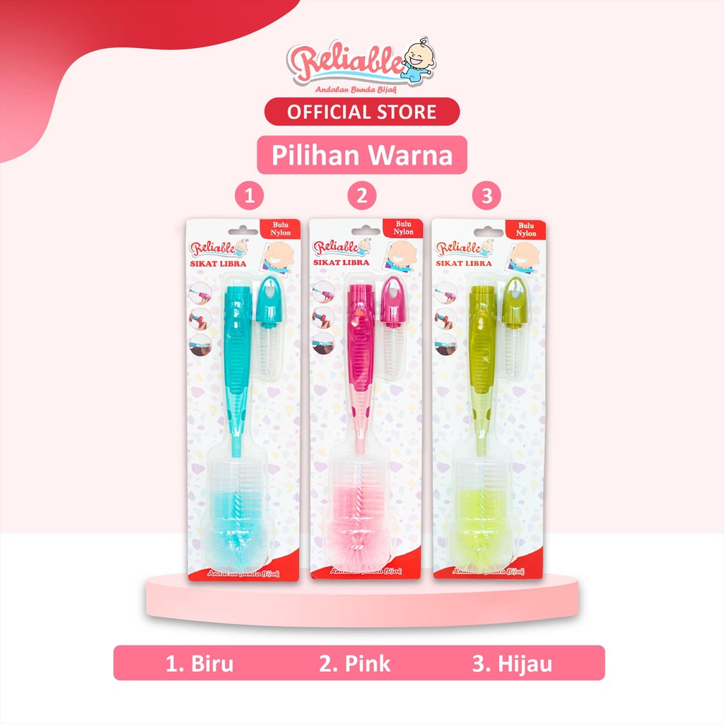 Reliable Sikat Botol Susu Model Libra Bayi
