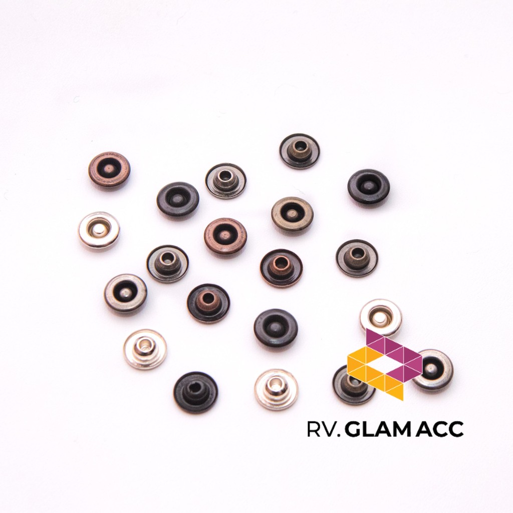 (12 SET) Rivet Dalam 10 mm - Rivet Celana Jeans