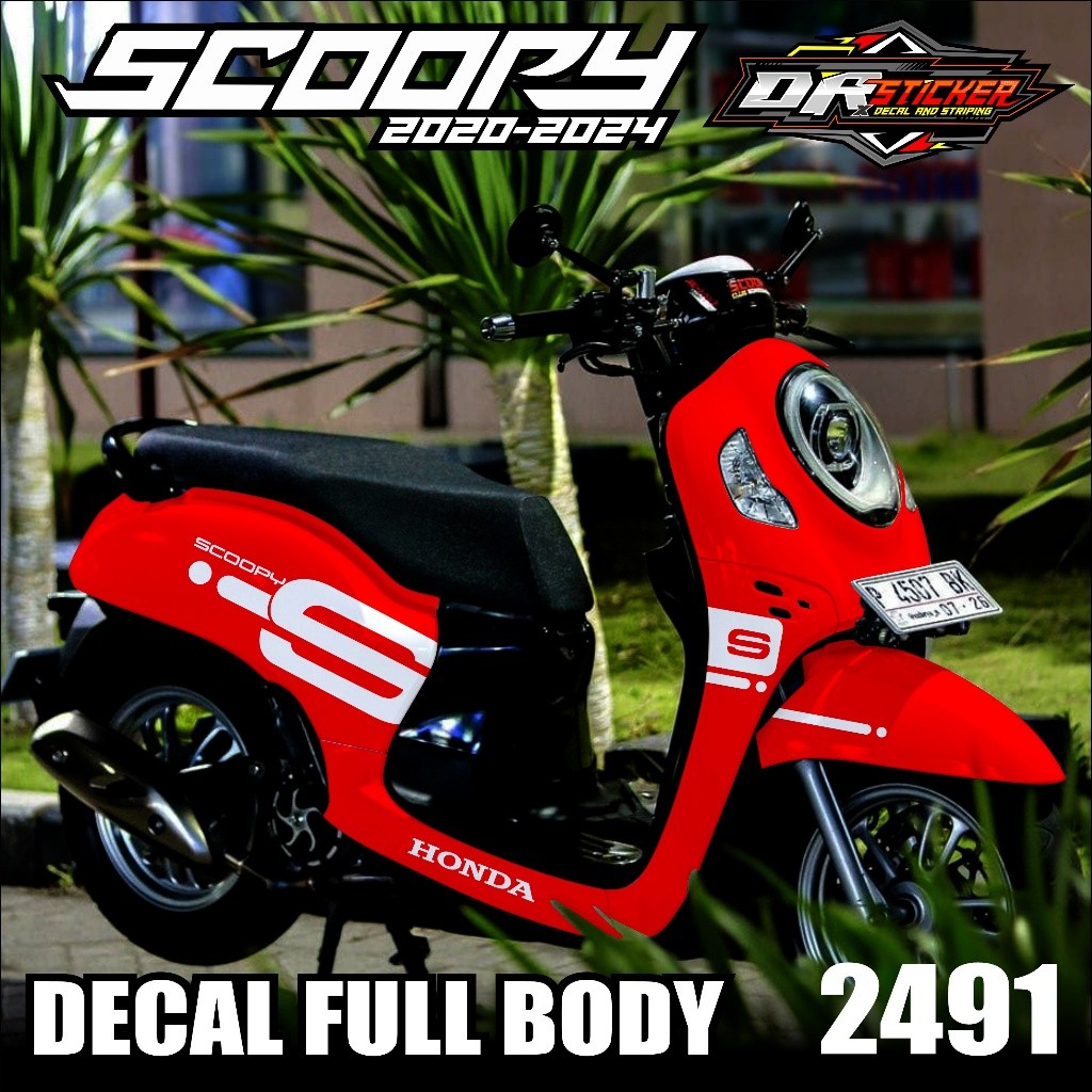 DECAL SCOOPY NEW 2021 2022 Decal Sticker Scoopy fullbody Prestige 2021 2022