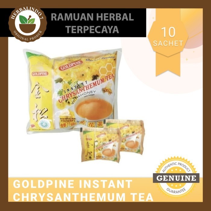 

GOLPINE instant chrysanthemum tea with honey minuman teh serebuk ORIGINAL PRODUK