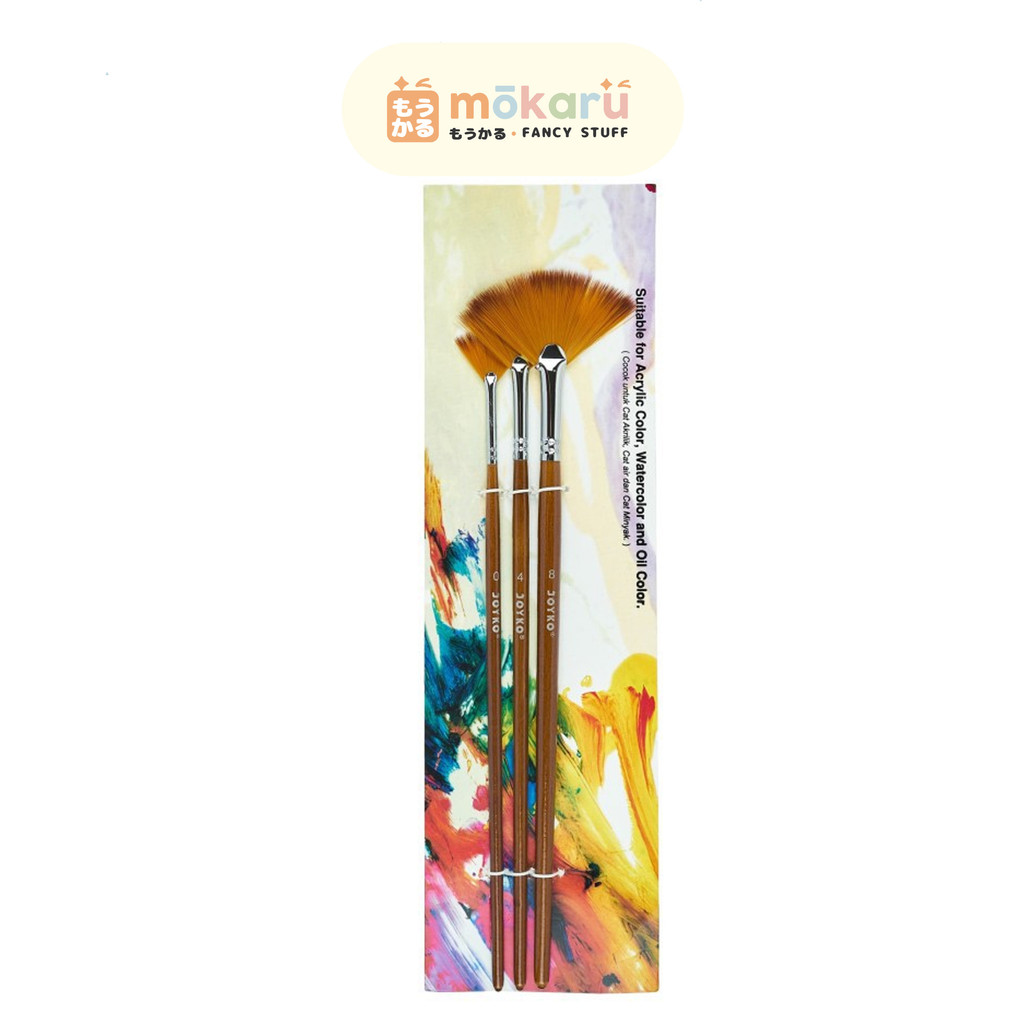 

Joyko Brush Kuas SET BR-10-3 / Cat Air Lukis Acrylic Murah Berkualitas