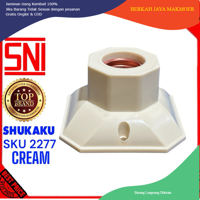 [PROMO] FITTING PLAFON / MANGKOK LAMPU SEGI 7/8 SHUKAKU PREMIUM TERMURAH
