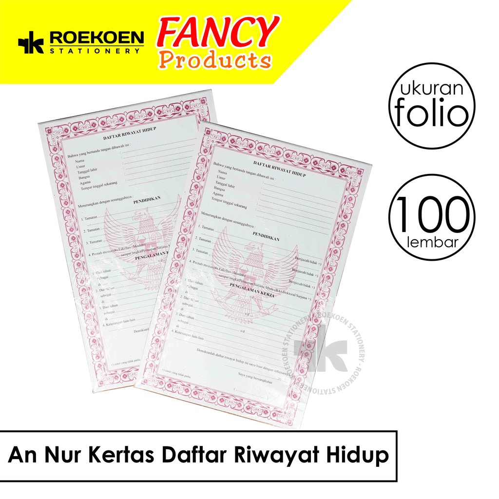 

An Nur Kertas Daftar Riwayat Hidup