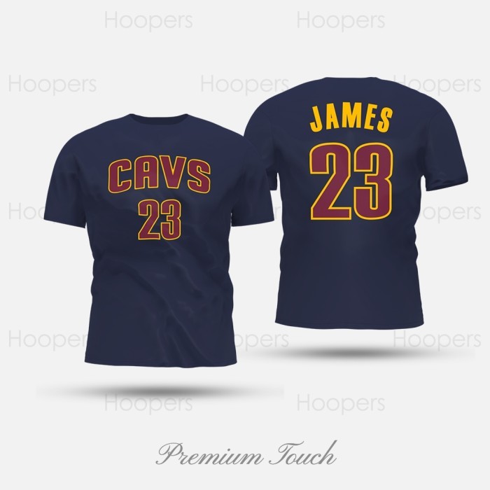 Lebron James Cleveland Cavaliers Navy Alternate Jersey 2014-2017