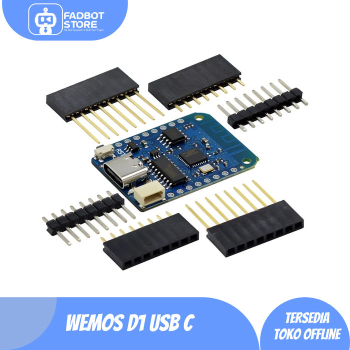 [FADBOT] WEMOS D1 MINI ESP8266 TYPE-C 4MB LUA WIFI IOT INTERNET MCU MINI ESP8266 TYPE-C