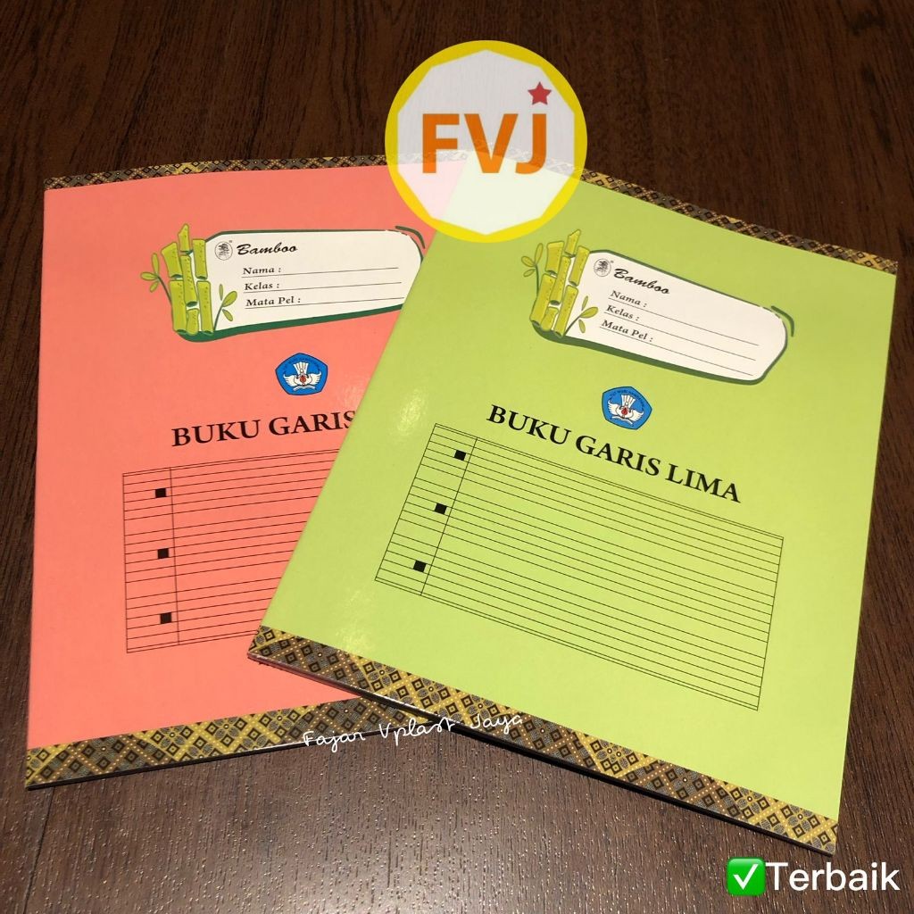 

Buku Tulis Halus Bergaris Garis Tiga Lima Kwarto 38 lembar [ 10 Buku ]