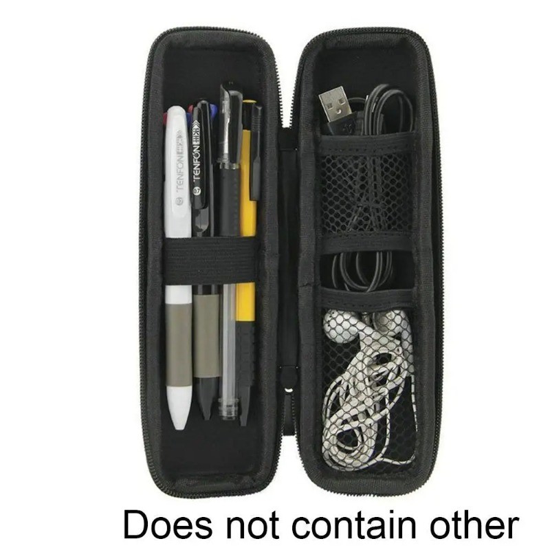 

1PC Black EVA Hard Shell Stylus Pen Pencil Case Holder Protective Carrying Box Bag Storage Container for Pen Ballpoint Pen Stylu