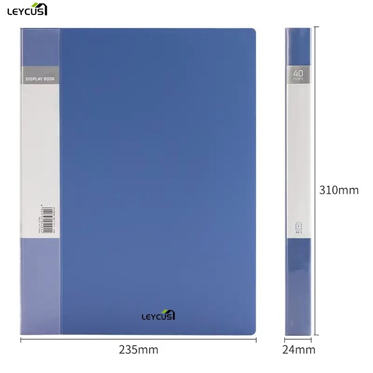 

LEYCUS A4 Brochure Transparent Insert File Folder Storage Book