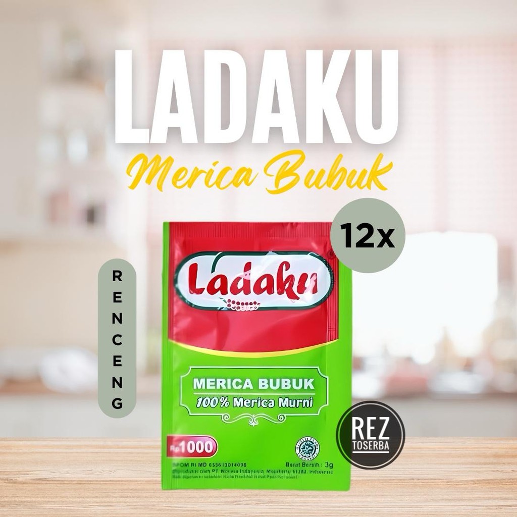 

LADAKU MERICA BUBUK 1 RENCENG ISI 12 PCS
