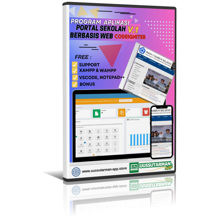 Source Code Premium Portal Sekolah V1 Berbasis Web