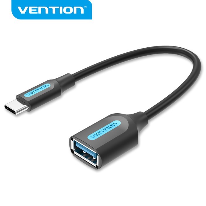 Vention USB 3.1(Gen 1) C Male to A Female OTG Cable 0.15M Black PVC Type