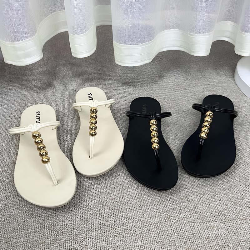 MPHBB Sandal Jepit Wanita Karet Jelly Import Kekinian Sandal Terbaru Mutiara Fashion Sandal Uk.37-41