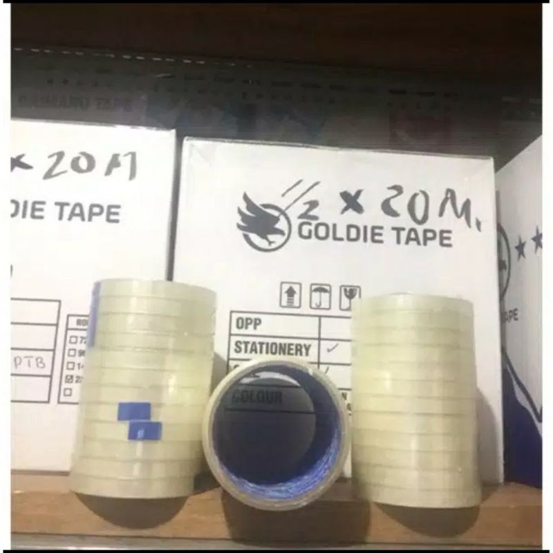 

[TG39] Lakban Kecil Selotip Isolasi Kado 72 yard kecil