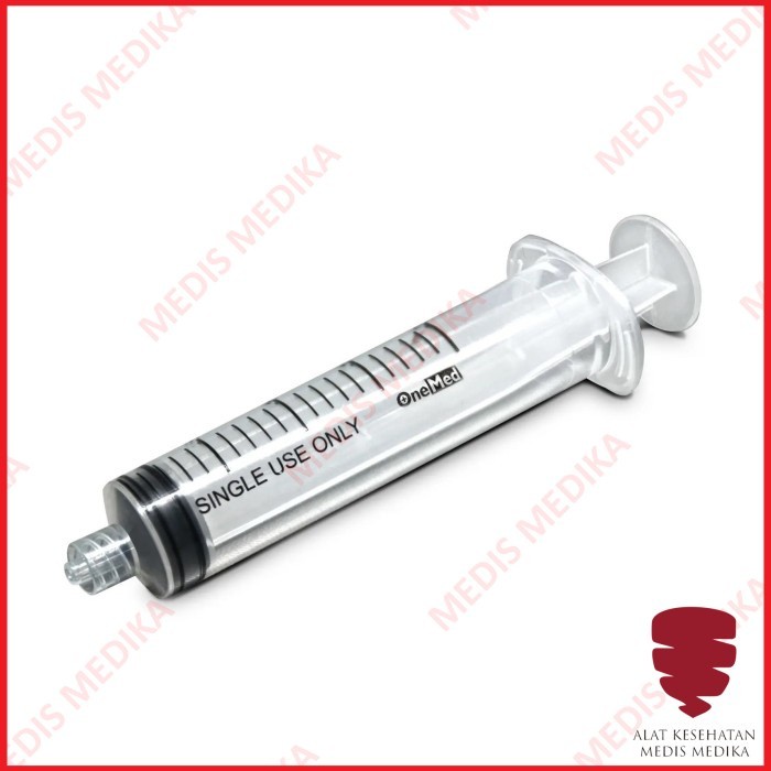 Onemed Syringe 20cc Luer Lock Spet Spuit Suntikan Lubang Tengah 20ml