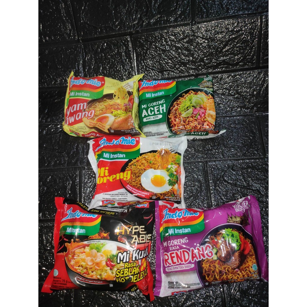 

10 Bungkus Indomie Mie Instant Semua Rasa