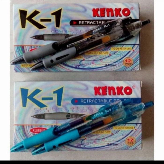 

[Promo]-BEST SELLER PULPEN KENKO K1 HITAM 1 LUSIN ISI 12 PCS HARGA PROMO!!! - Hitam