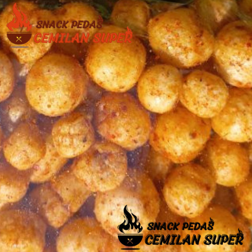 

CS CIMOL KERING PEDAS 100g Endog lewo Cemilan Cimol Emplod Makanan Khas Garut Viral