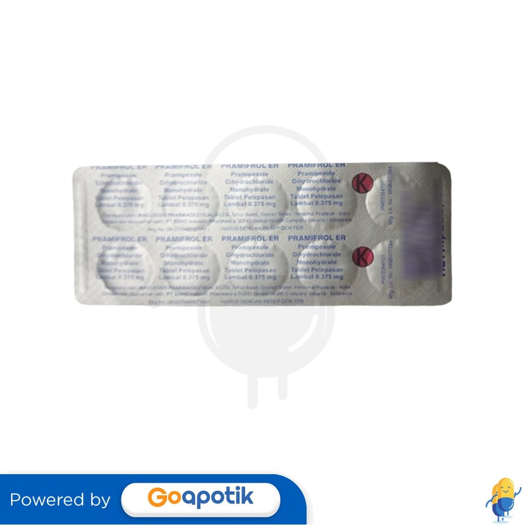 Pramifrol Er 0.375 Mg Strip 10 Tablet