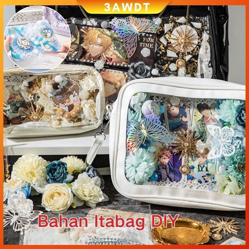 【COD】Bahan Itabag Kartun Kreatif Set Bahan Lencana Dekoratif Kecil Buatan Tangan DIY Itabag Badge