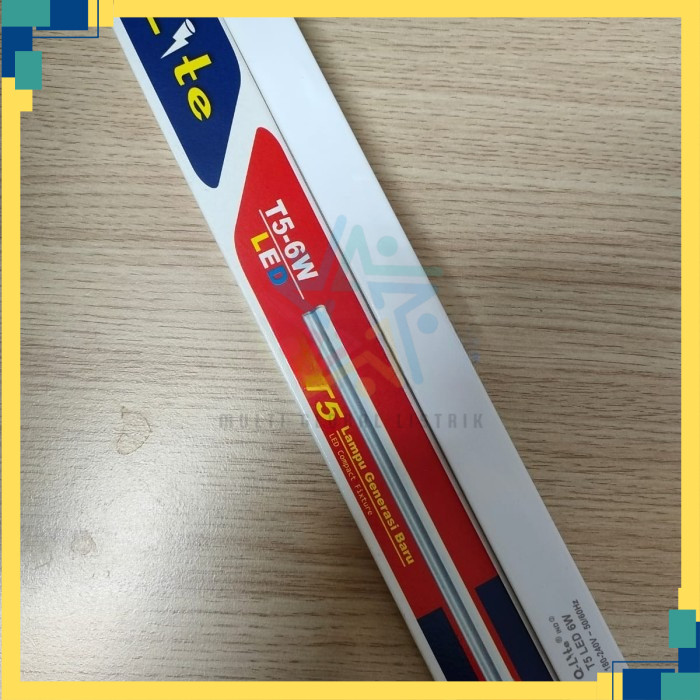 LAMPU TL NEON T5 LED 6 WATT TUBE QLITE - Kuning