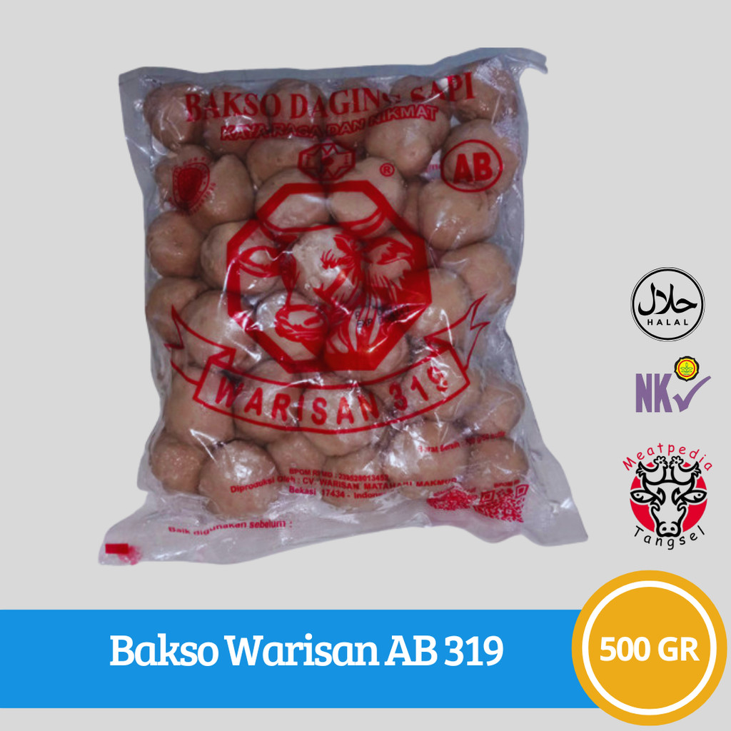 

Bakso Warisan 319 AB 50 pcs