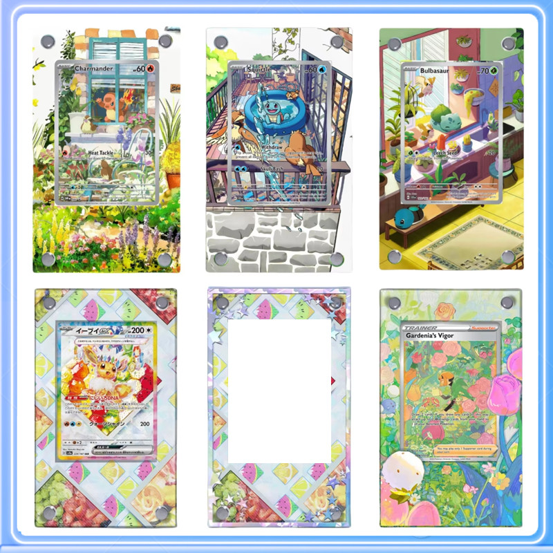 Pokemon Rotom Eevee Irida Charmander Acrylic Extended Painting Stuck Brick Anime Classics Game Colle