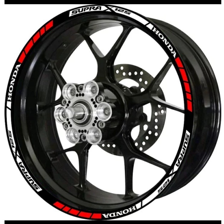 Stiker Velg Supra X 125