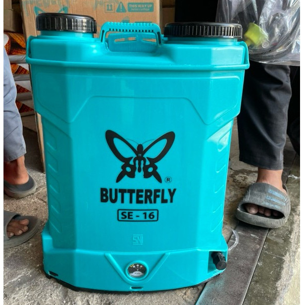 TANGKI ELEKTRIK SPRAYER 16 LITER BUTTERFLY Alat Semprot PERTANIAN Electric Charge 16L 16Ltr