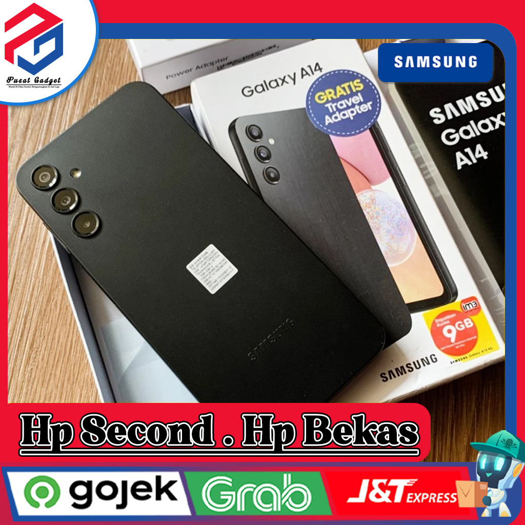 Samsung A14 4G | 5G Ram 4/128GB | Ram 6/128GB Second Pusat Gadget