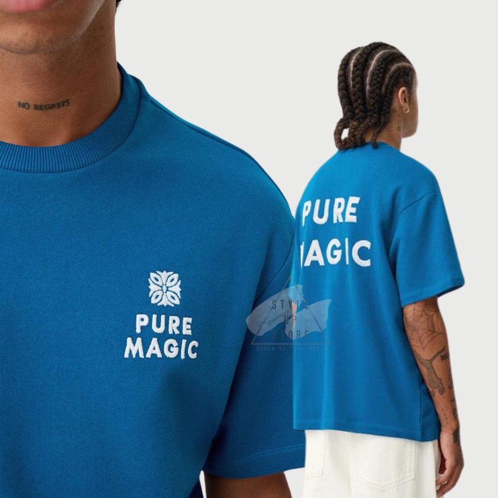[ STYLEUPSTORE ] BERSHKA Oversize Unisex Tshirt - Kaos Pure Magic